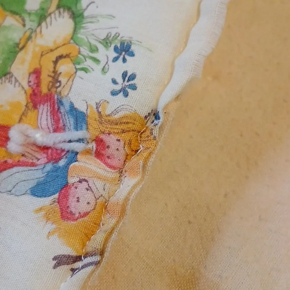 Vintage Petticoats & Pantaloons Handmade Childs Baby Crib‎ Quilt